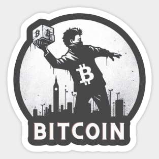 Bitcoin - Crypto Political Design Sticker